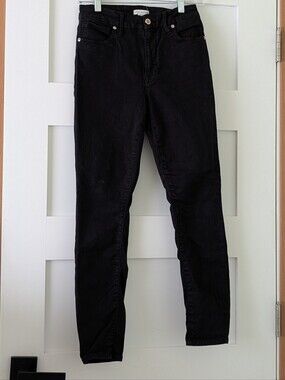 Good American Good Legs Crop Black Skinny Jeans Size 4/27